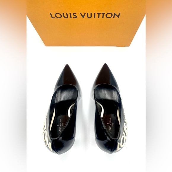 SOLD Louis Vuitton Black Leather Call Back - Picture 11 of 12